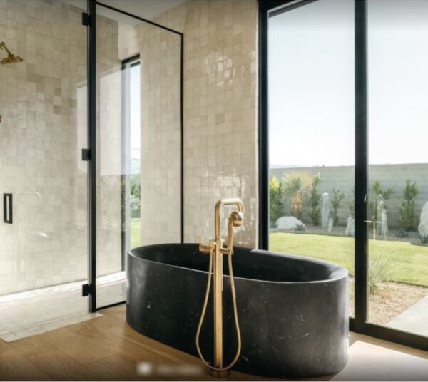 Discover The Elegance Of The Shrih Marble Travertine Handcrafted Bathtub, A Perfect Blend Of Luxury And Functionality. Elevate Your Bathroom Experience With Our Exquisite Craftsmanship. For Inquiries, Reach Out To Us At Info@Shrihtrading.Com Or Whatsapp +91 8169390366. 🛁✨ #Shrih #Luxuryliving #Handcrafted