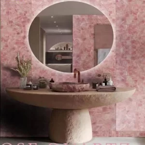Transform Your Bathroom Into A Serene Oasis With Shrih's Stunning Rose Quartz Fixtures! 🌸 Experience Luxury And Elegance At Unbeatable Prices. Contact Us Today For Your Dream Bathroom! #Shrih #Rosequartz #Bathroomdesign