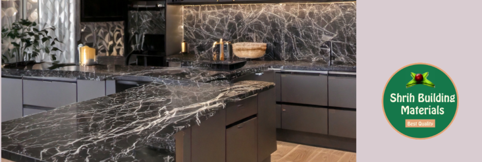 Shrih Onyx Night™ – High-Density, Scratch-Resistant Black Galaxy Granite for Countertops and Flooring by SHRIH BUILDING MATERIALS"