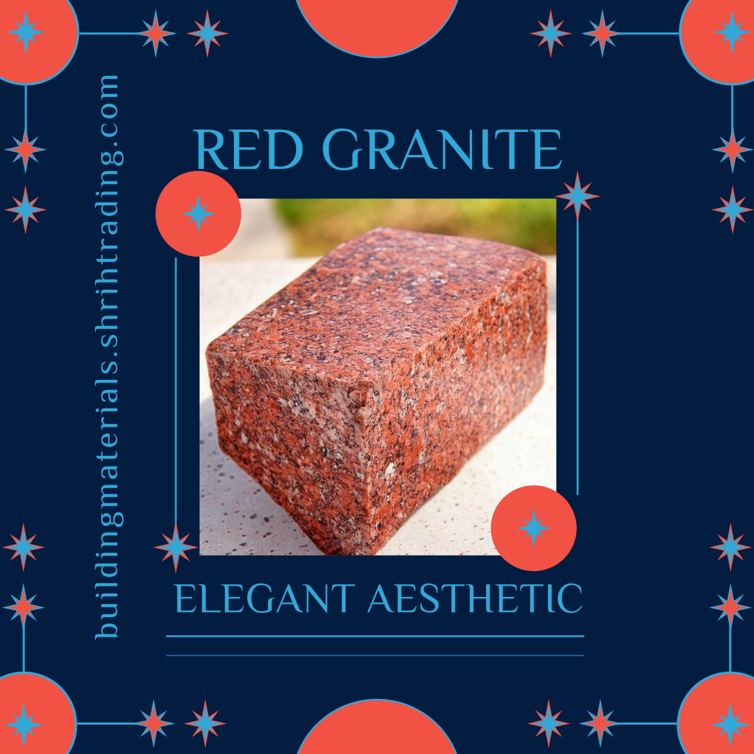 "Shrih Vermilion Vista™ – Aesthetic Red Granite with Contrasting Specks for Decorative Uses by SHRIH BUILDING MATERIALS"